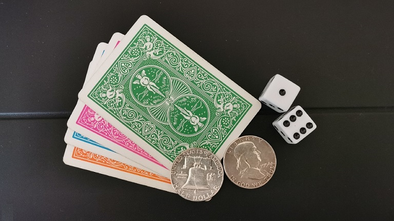 cards coins dies
